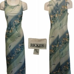 Ricki's vintage 90's floral maxi dress